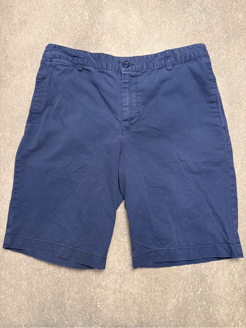 Polo Ralph Lauren Classic Navy Cotton Chino Shorts Boys Size 20 /9” inseam